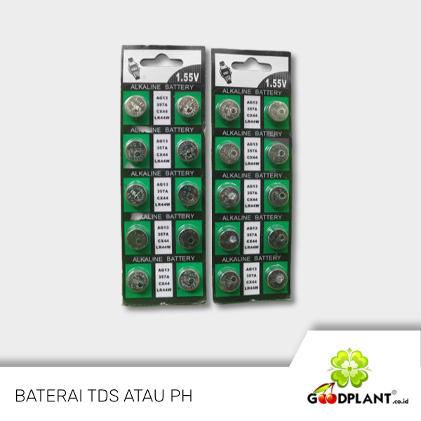 Baterai Tds / pH Meter - GOODPLANT | Toko dan Kebun Hidroponik | 0822 2727 3232
