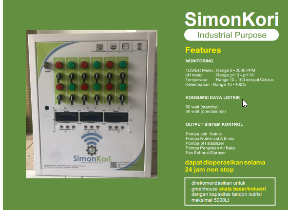 Simonkori Smart Farming Type Unit 5 - GOODPLANT | Toko dan Kebun Hidroponik | 0822 2727 3232